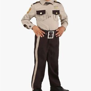 Kids Sheriff Costume - Tan and Brown - HalloweenCostumes brand